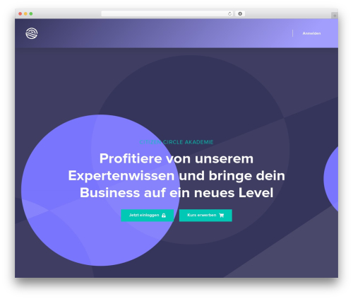 WordPress theme BuddyBoss Theme - akademie.citizencircle.de