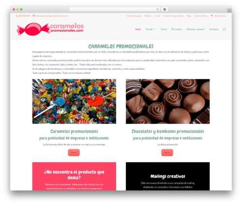 WordPress theme ChildTheme-Divi - caramelospromocionales.com