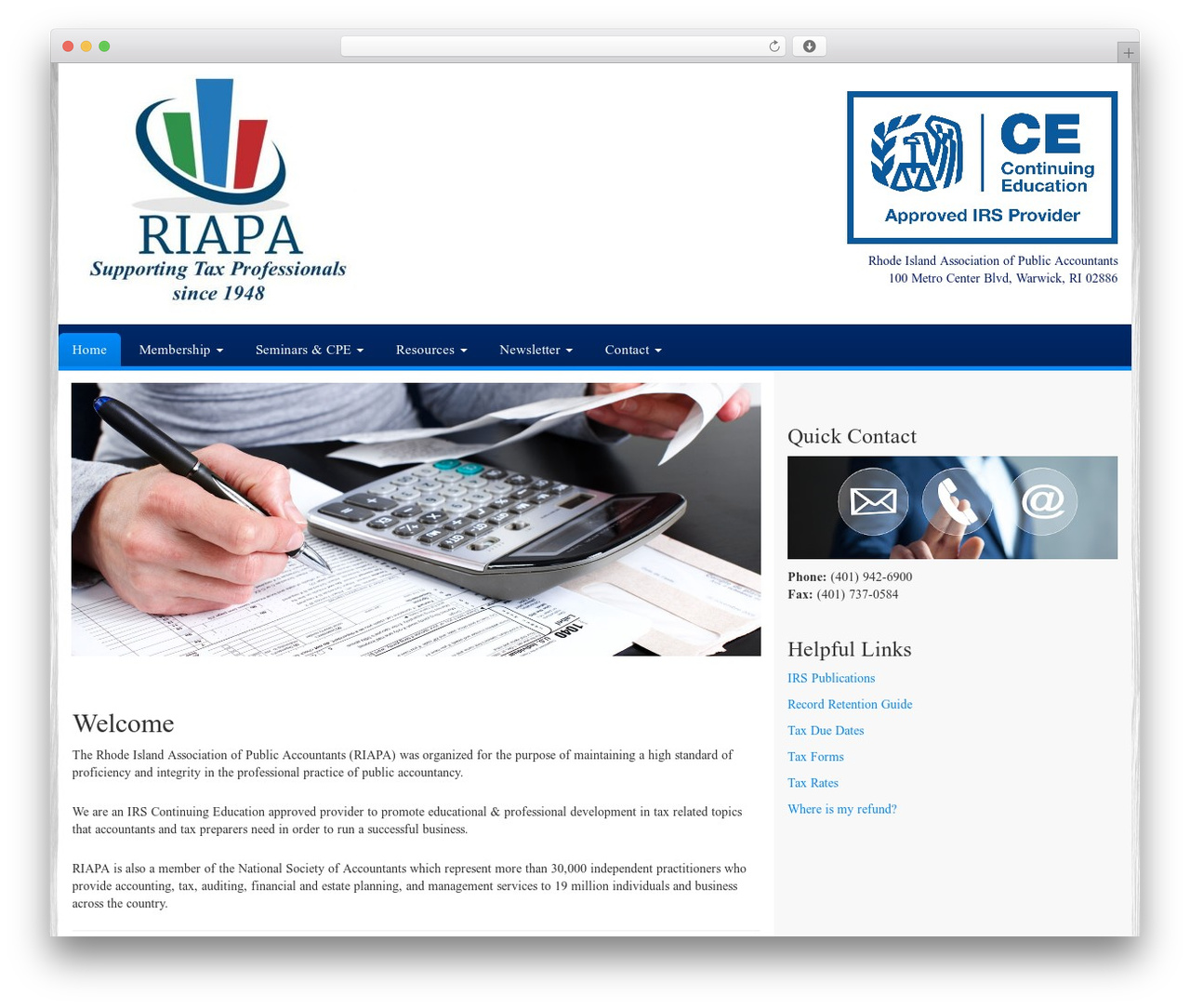 WordPress theme Customized4 - riapa.com