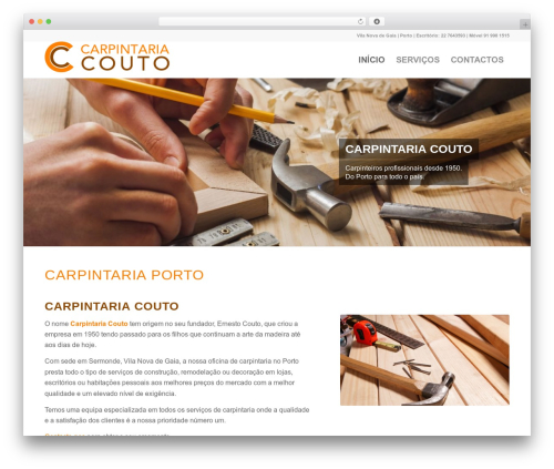 WordPress theme Enfold - carpintariacouto.com