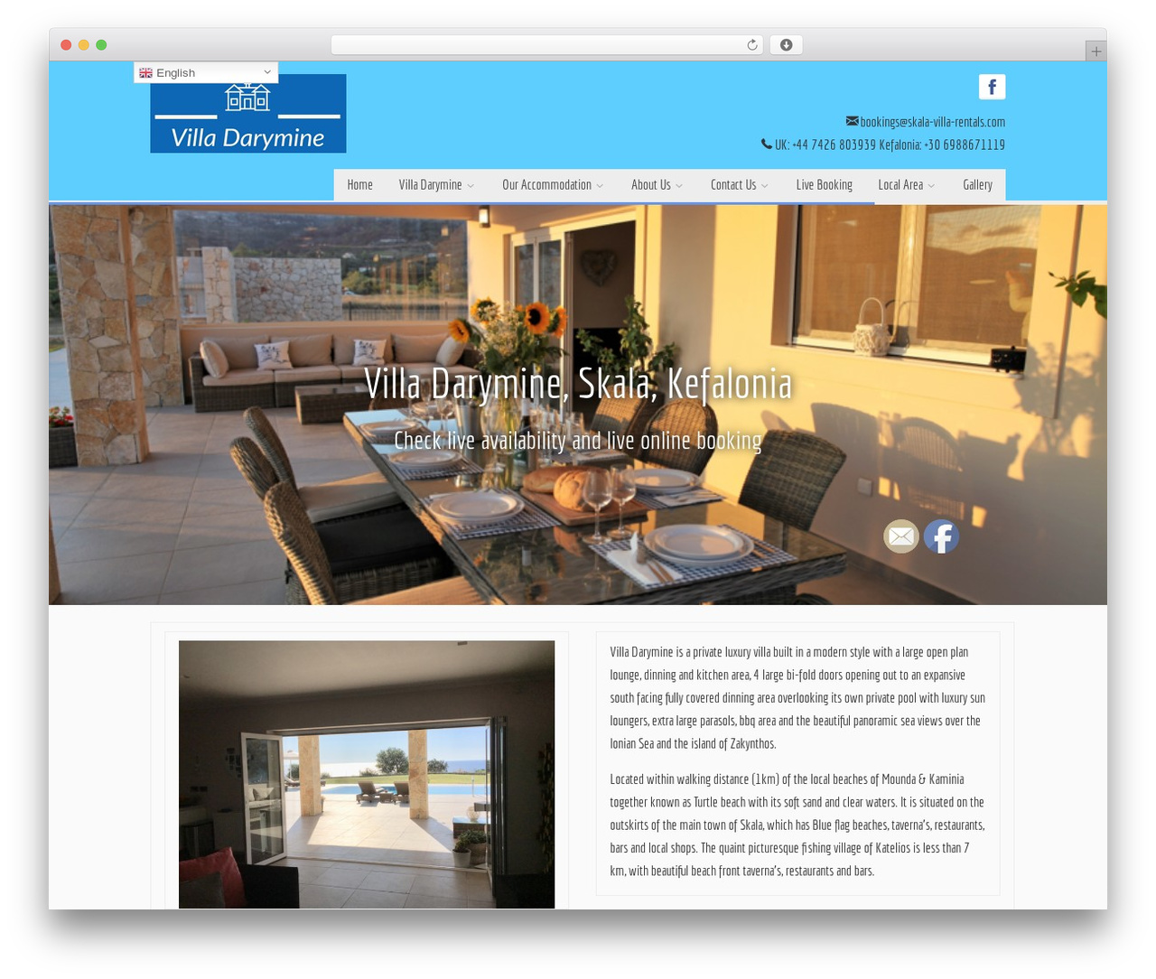 WordPress theme Lupercalia - skala-villa-rentals.com
