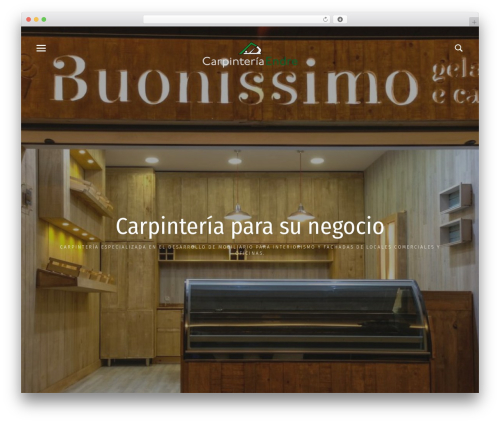 WordPress theme Minimalis - carpinteriaendre.com