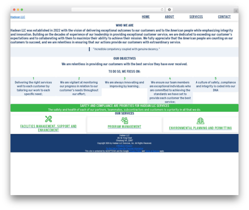 WordPress theme Rubrum - hadeanllcservices.com