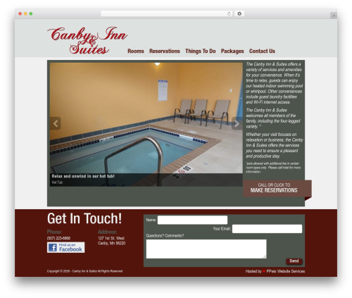 WordPress theme Starkers - canbyinnandsuites.com