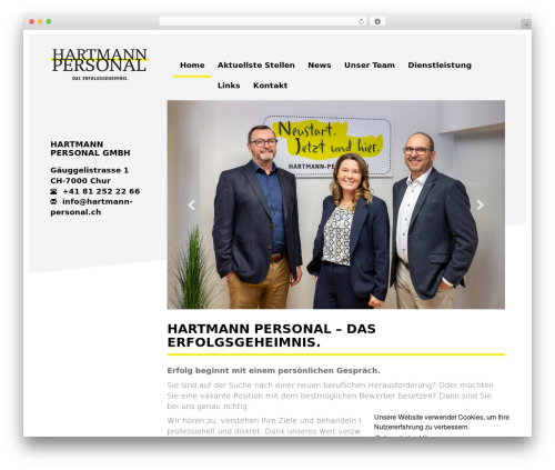 WordPress theme Theme für parent - hartmann-personal.ch