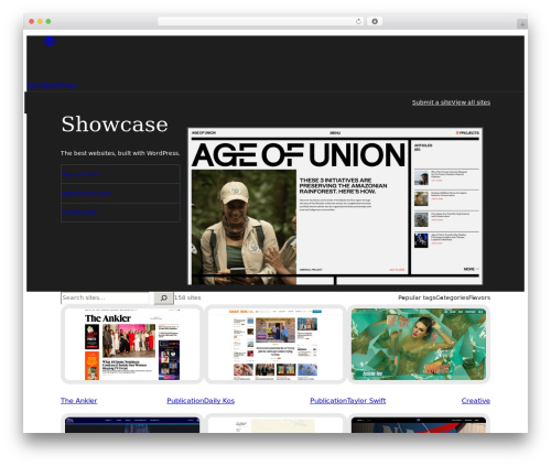 WordPress theme WordPress.org Parent Theme, 2021 edition - wordpress.org/showcase