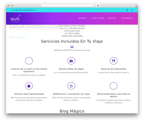 WordPress website theme Business Point - meliagentedisney.com
