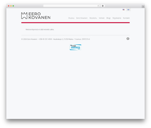 Workality Lite WordPress theme - eerokovanen.com