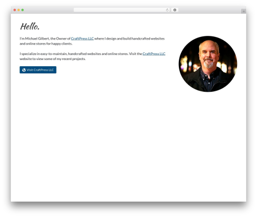 WP theme mpgilbert - mpgilbert.com