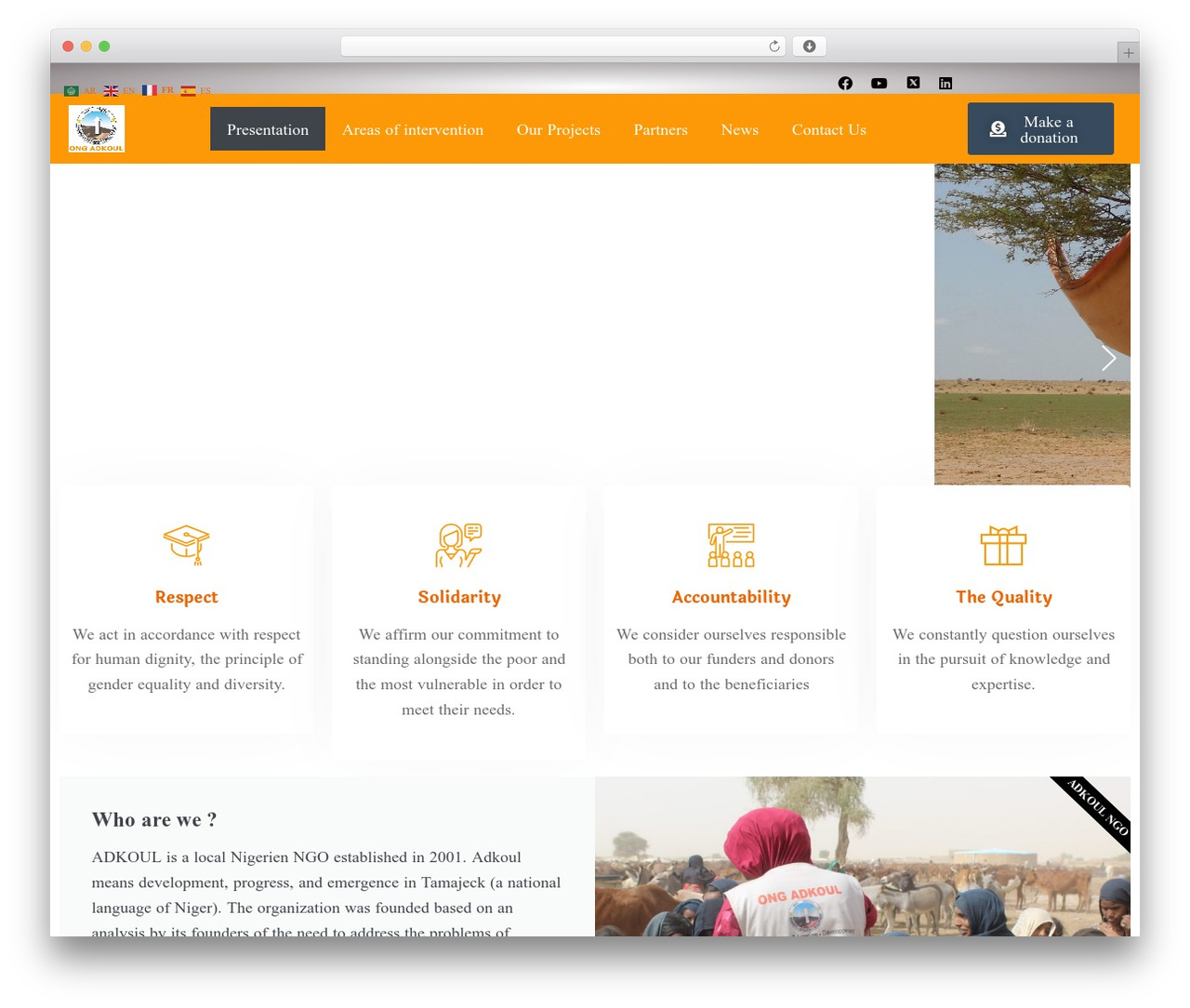WP theme Empte - adkoul.org