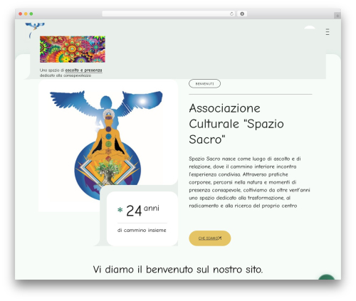Yoge WordPress theme - spaziosacro.it