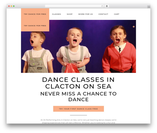 Arabesque theme WordPress - japerform.com
