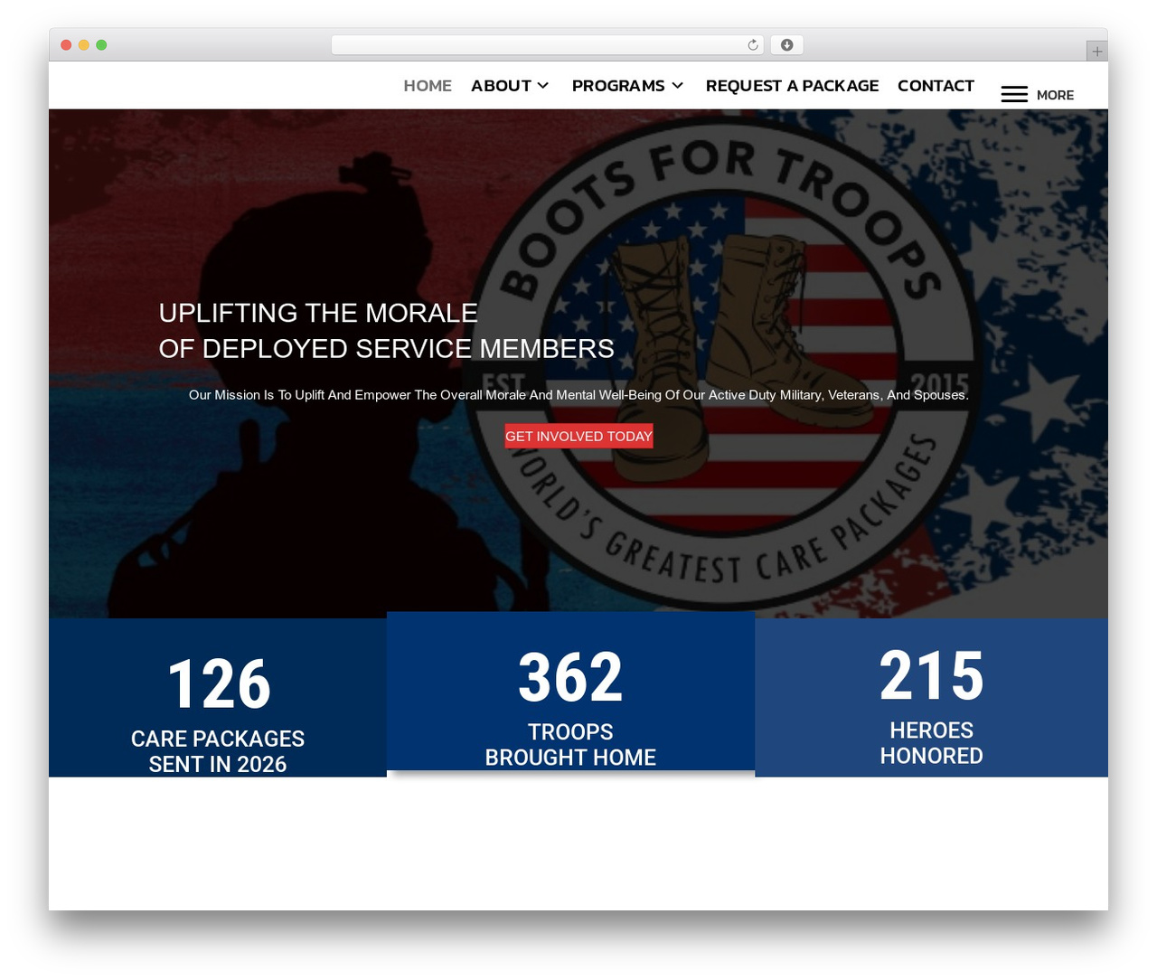 Beaver Builder Theme theme WordPress - boots4troops.org