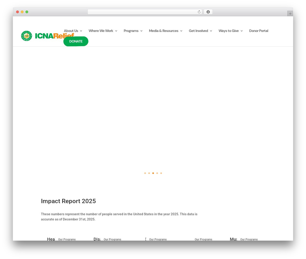 Best WordPress theme Divi - icnarelief.org