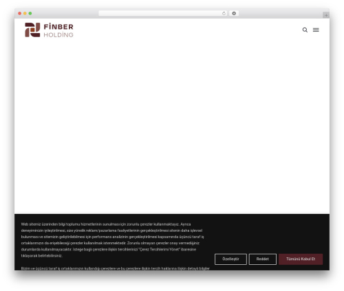 Best WordPress theme Industrium - finberholding.com