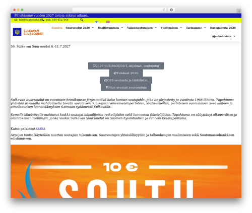 Blocksy WordPress page theme - suursoudut.fi