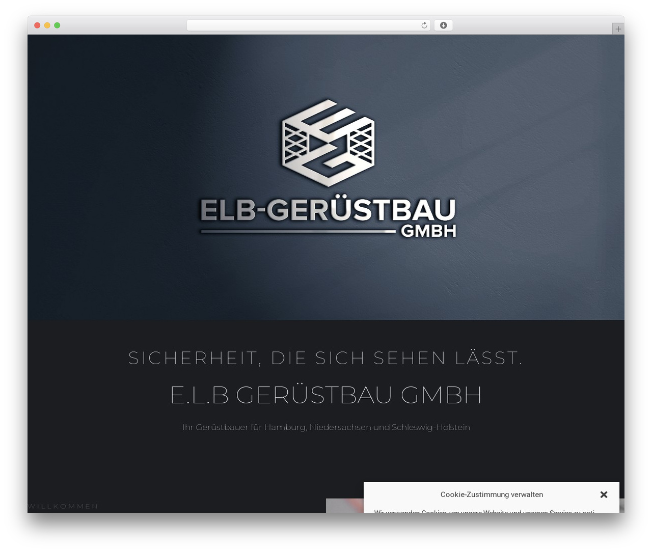 Constructor best WordPress theme - elb-geruestbau.de