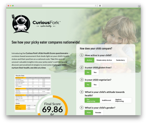 CuriousFork theme WordPress - curiousfork.com