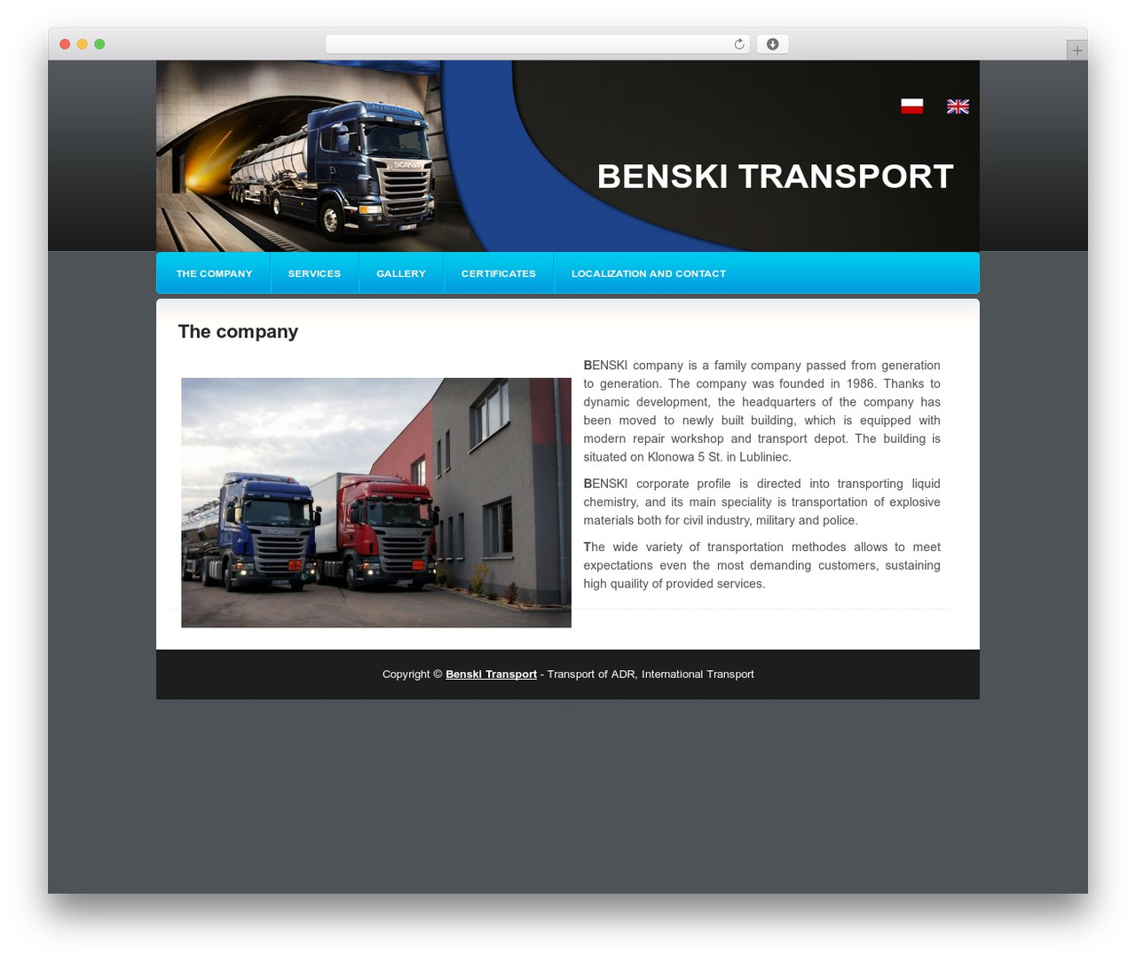 Semantic theme WordPress - en.benski.pl
