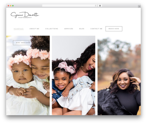 Solene theme WordPress - gdemerittephotography.com