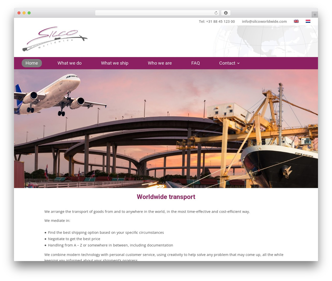Theme WordPress Child of Divi - silcoworldwide.com