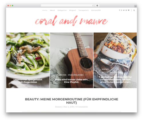 Theme WordPress freyja - coralandmauve.at