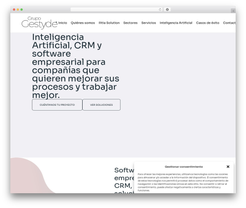WordPress theme Marity - gestyde.com