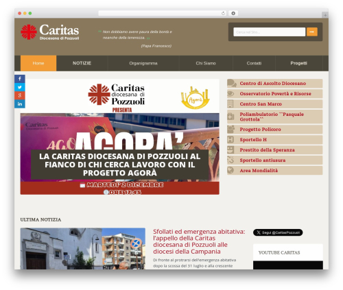 WordPress theme Candidate - caritaspozzuoli.it