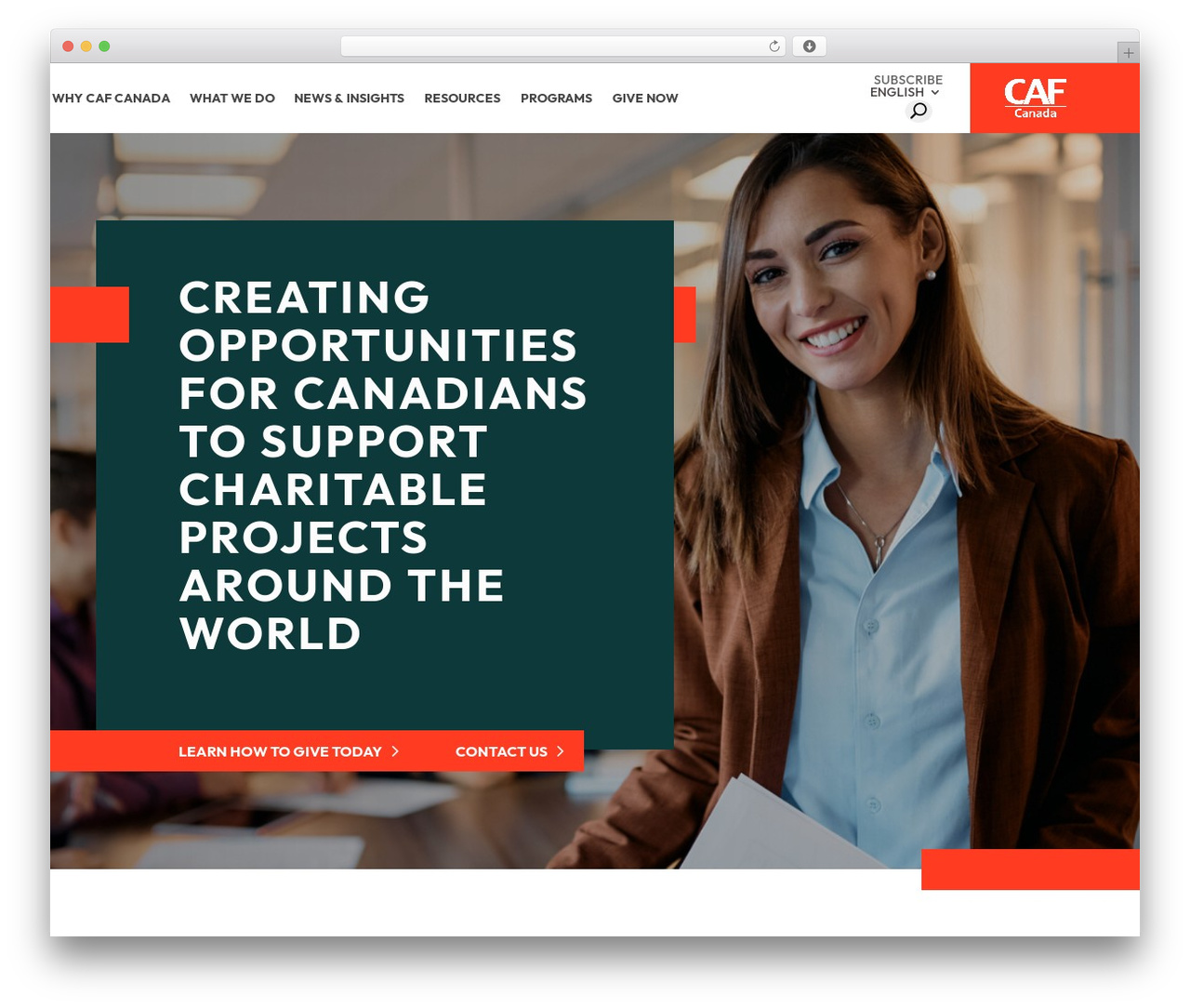WordPress theme Divi - cafcanada.ca