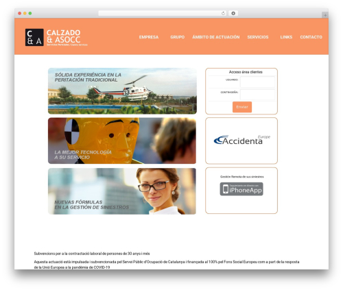 WordPress theme DynamiX - calzado-asocc.com