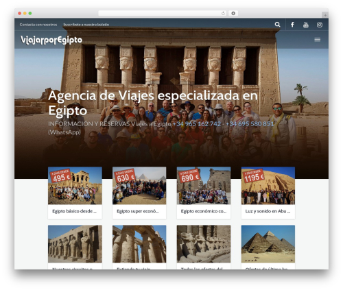Destinations WordPress plugin - viajarporegipto.com