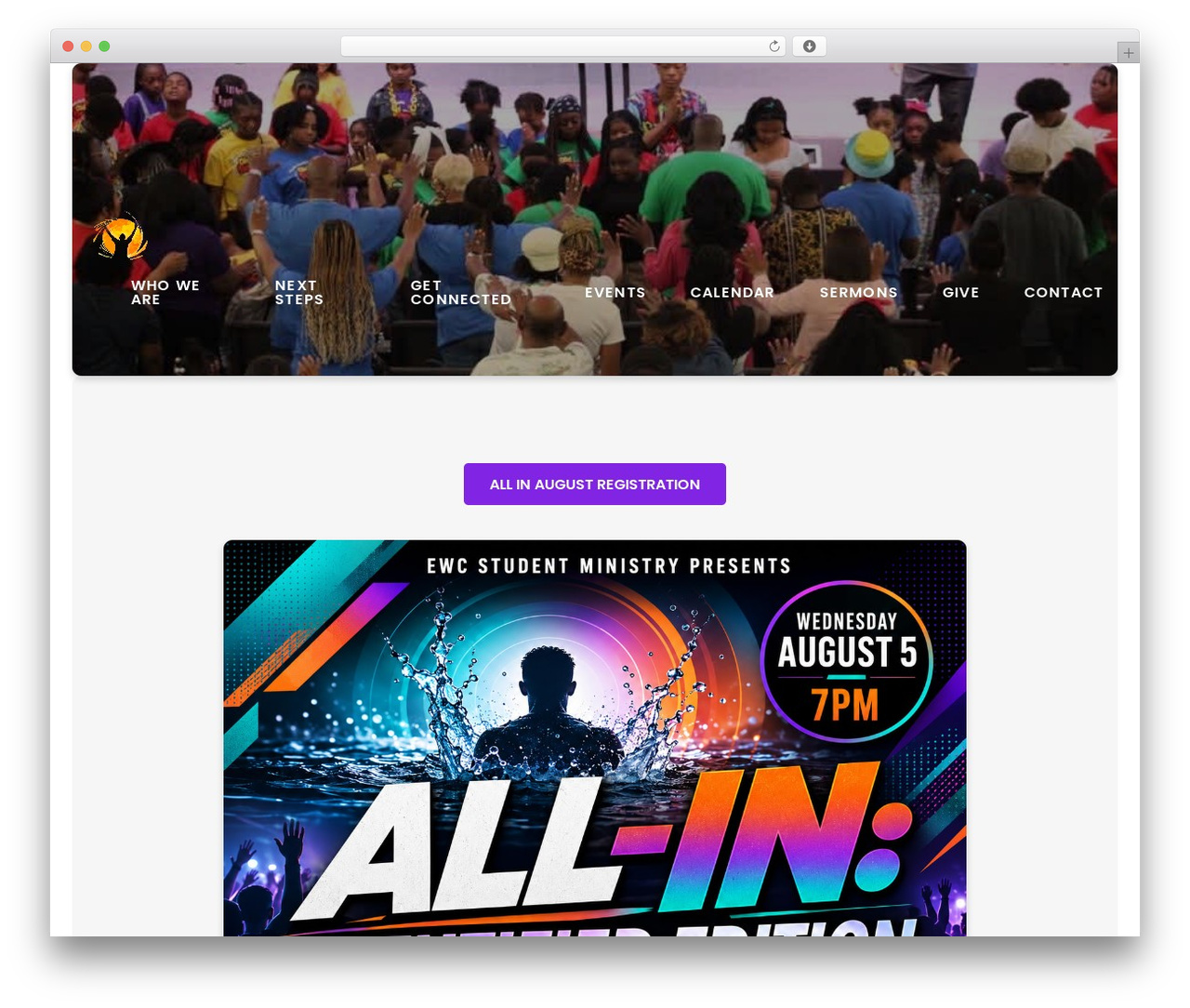 WordPress website theme Float - empowermentwordchurch.com