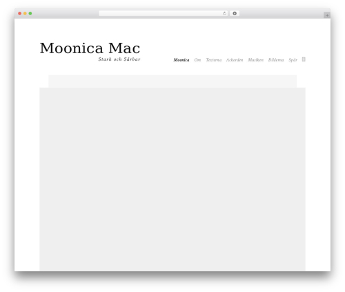 aina WordPress theme - moonicamac.se