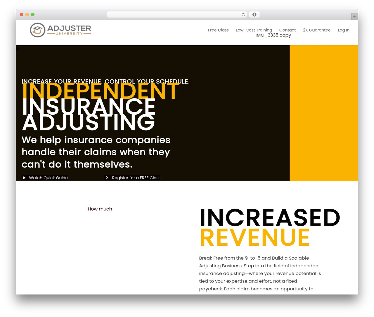 Beaver Builder Theme WordPress theme - adjuster-university.com