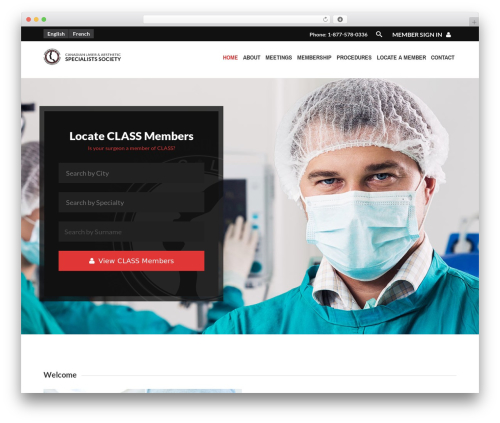 Class theme WordPress - class.ca