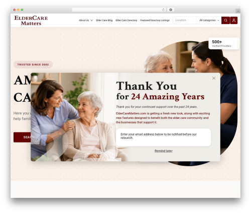 Inavii social feed for elementor WordPress plugin - eldercarematters.com