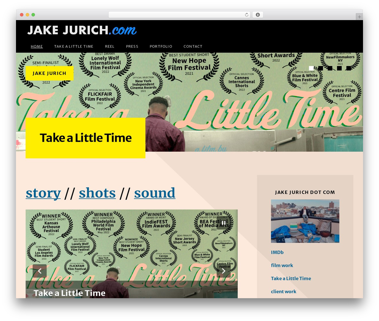 WordPress theme Carmack - jakejurich.com