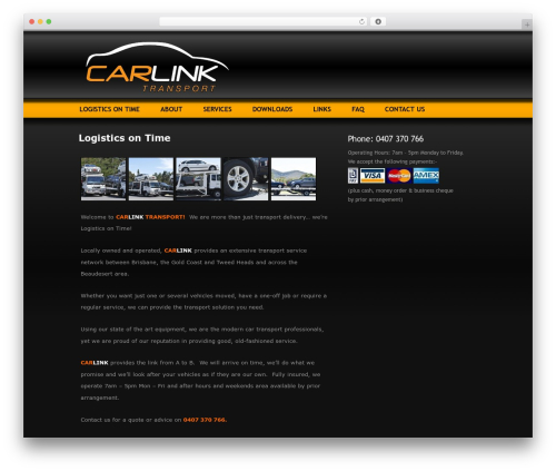 WordPress theme Layers - carlinktransport.com.au