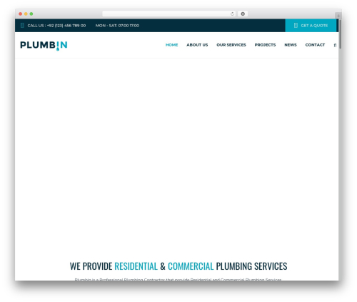 WordPress theme Plumbin - dino-haustechnik.ch