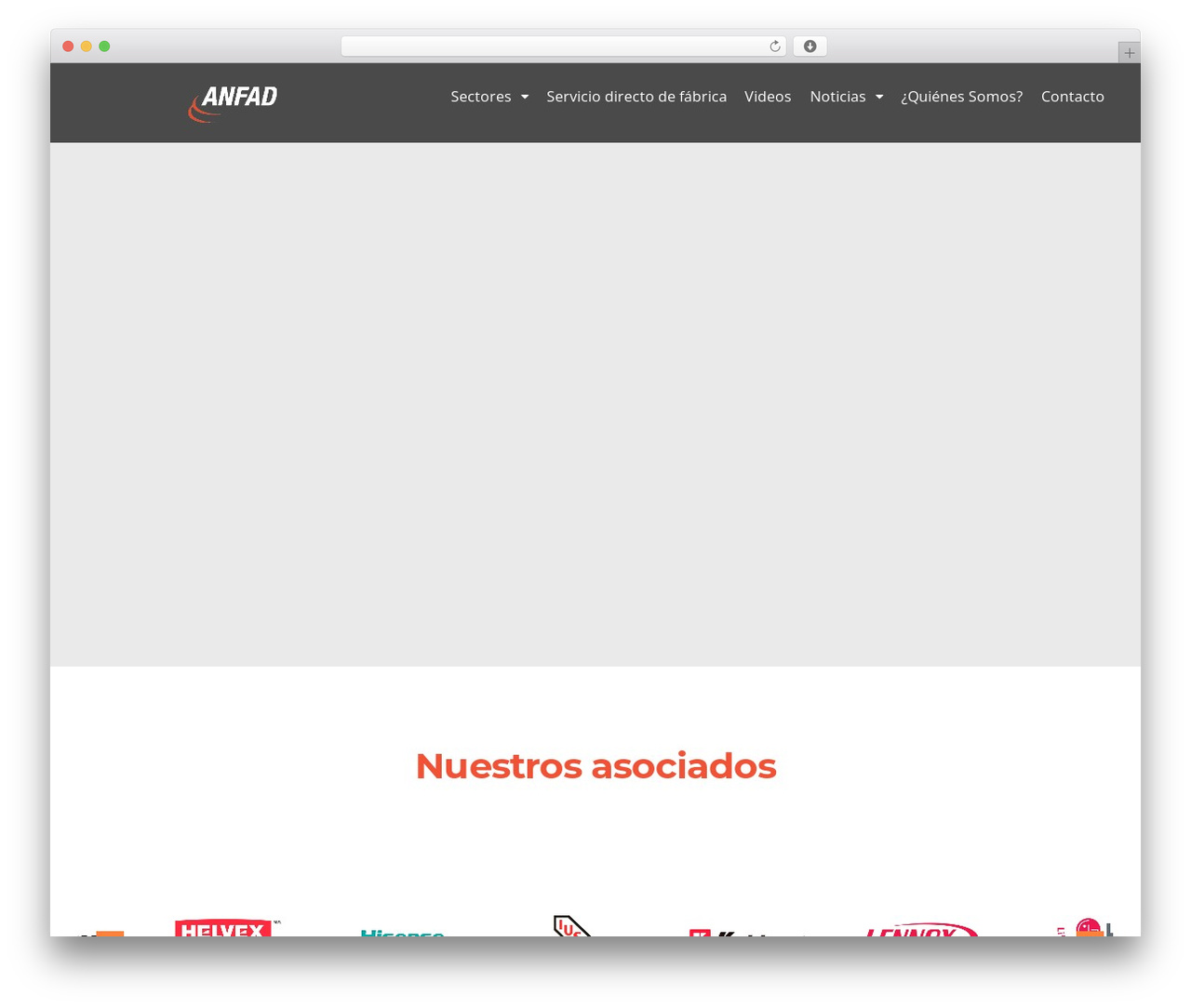WordPress theme Translogic - anfad.org.mx