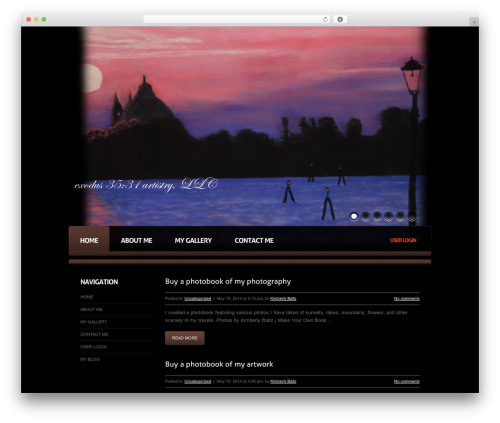 WordPress theme WordPress Theme 1235 - exodus35-31artistry.com