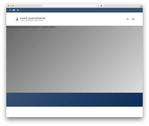 WordPress website theme Salient - stjamesah.org
