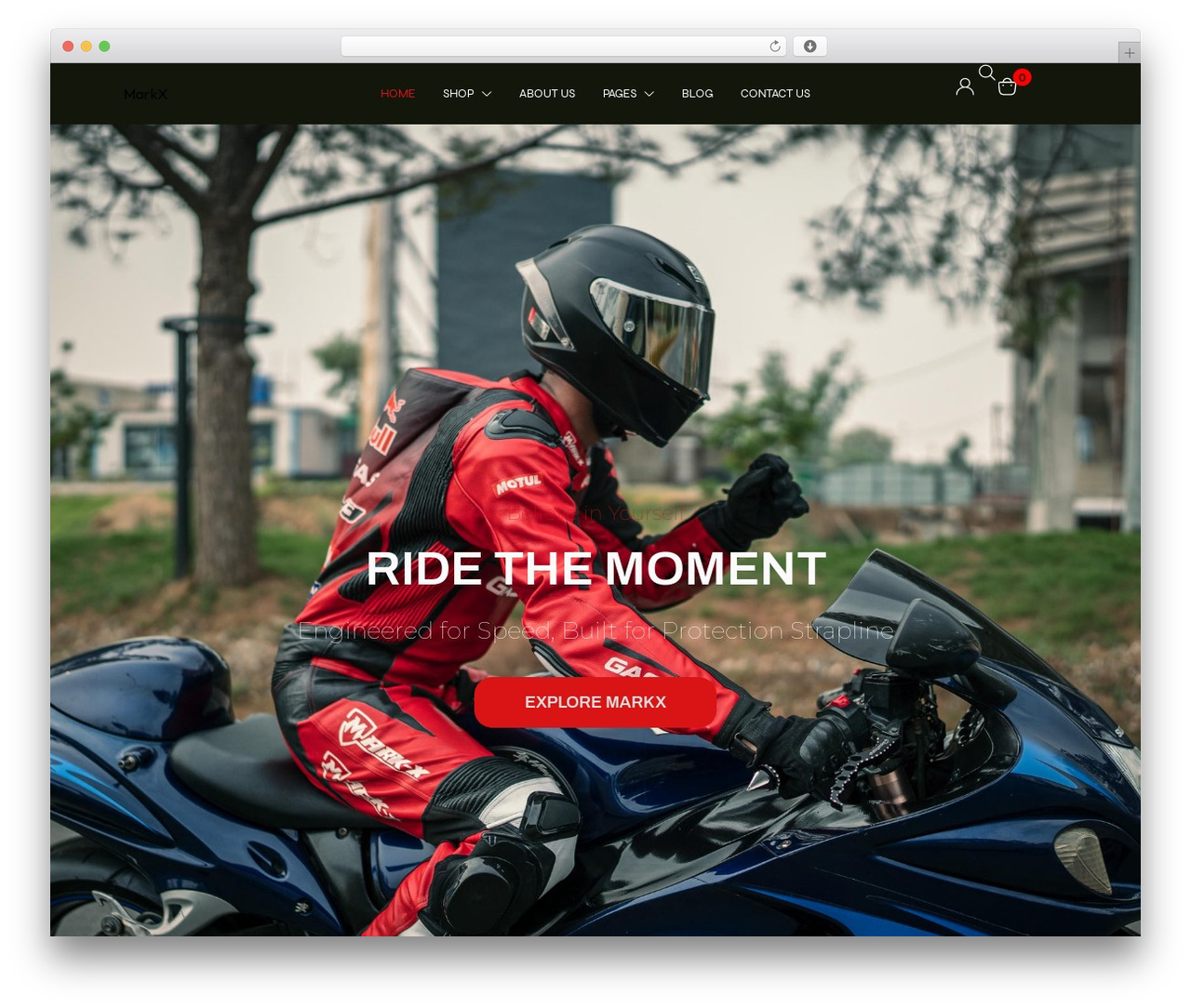 WP theme Natsy - markxgear.com