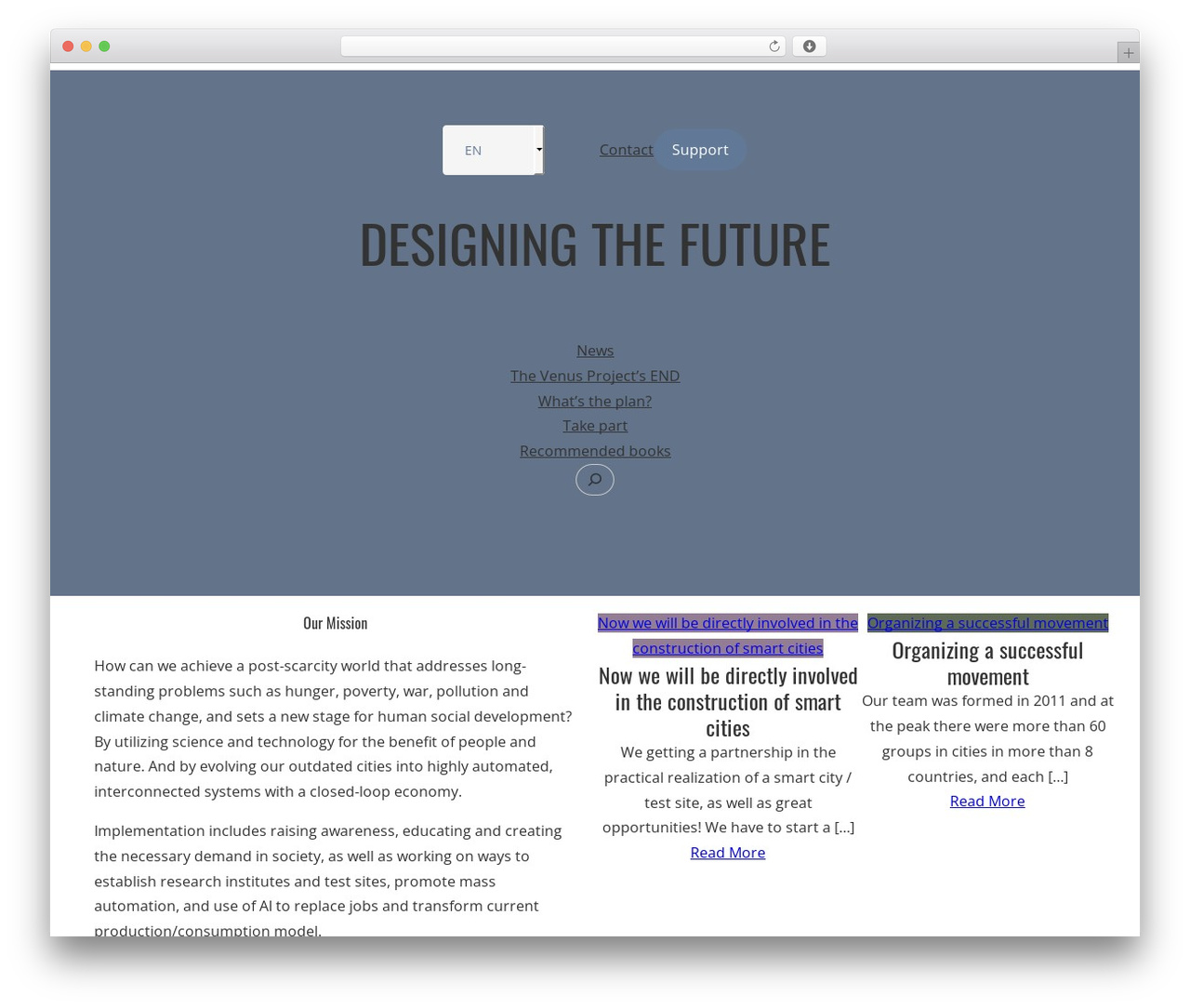 Blockstarter WordPress theme design - designing-the-future.org