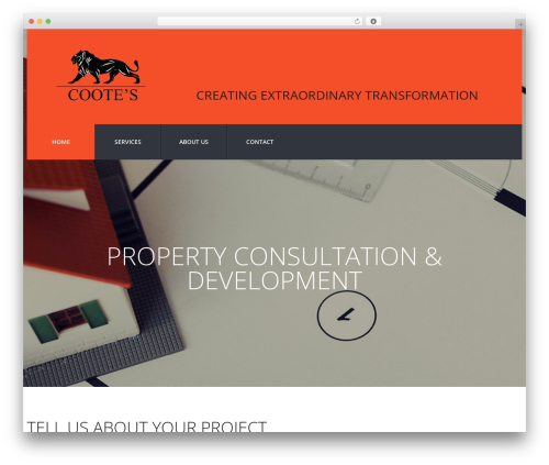 cherry theme WordPress - cootes.london