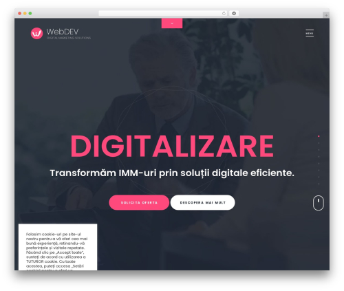 DeepDigital WordPress theme - webdevprojects.ro