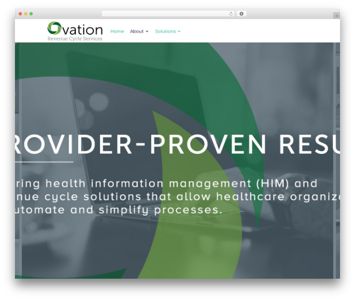 Divi theme WordPress - ovationrcs.com