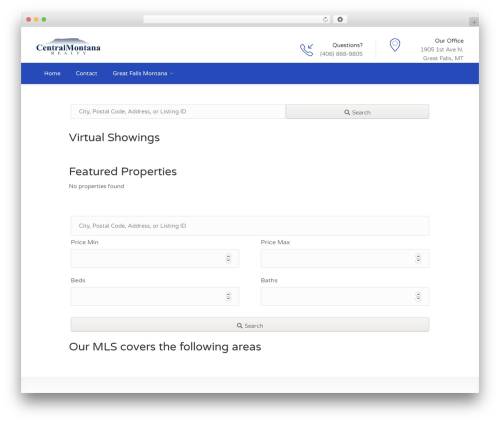 Realteo WordPress plugin - centralmontanarealtyonline.com