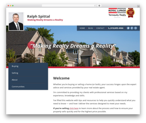 IXACT Framework WordPress website theme - ralphspittal.com