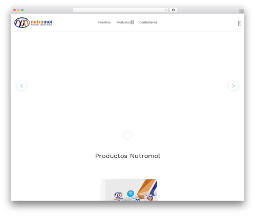 Nika WordPress theme - nutromol.com